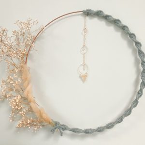 Couronne Green macramé