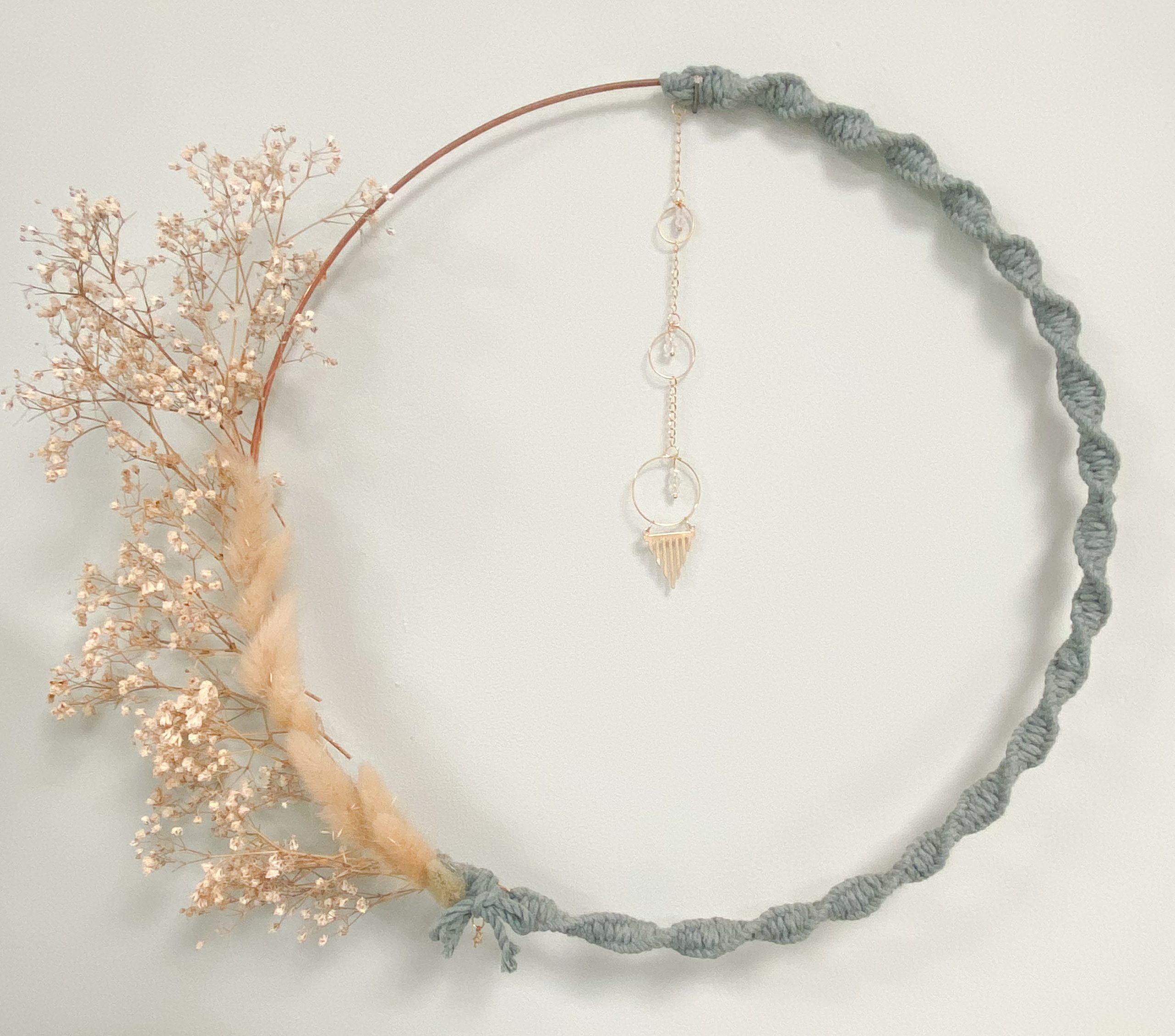 Couronne Green macramé