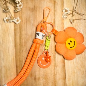 Porte clés "grigri" orange