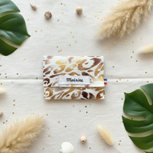 Porte cartes savana gold