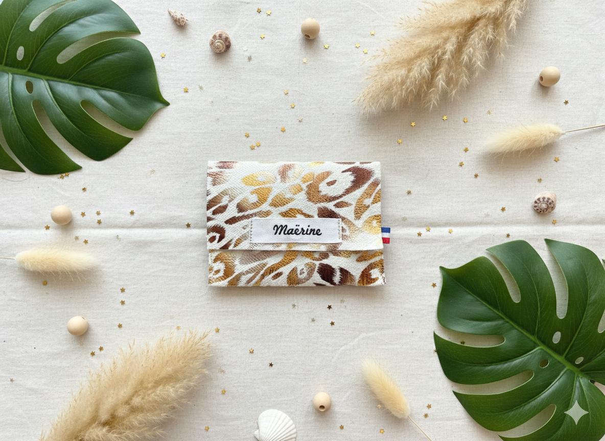 Porte cartes savana gold